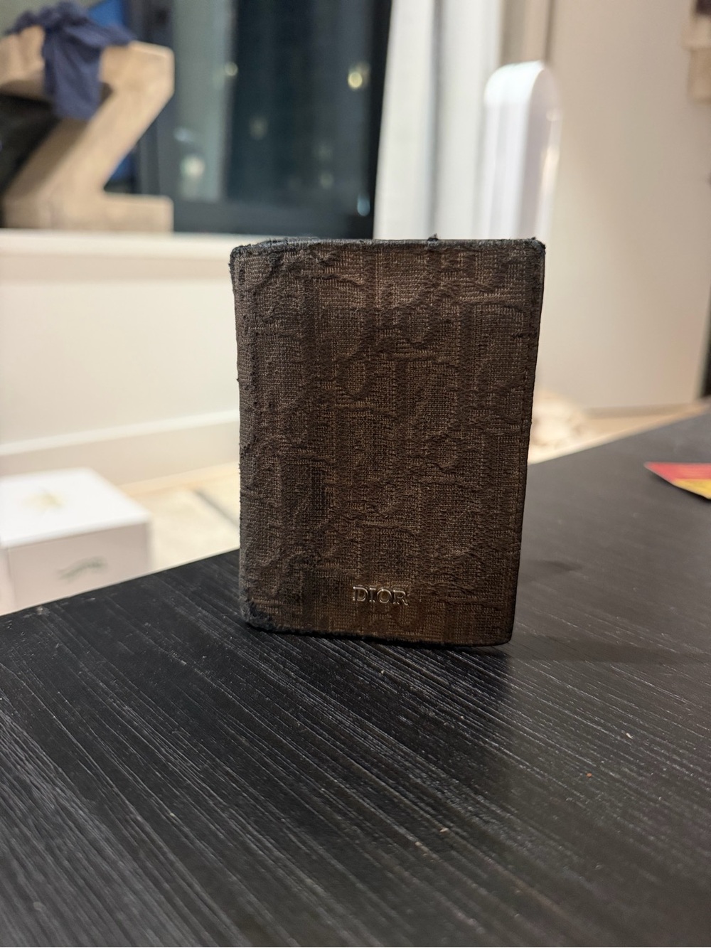 Dior Monogram Bifold Card Holder Wallet